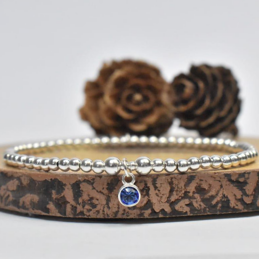 Beaded Sapphire Bracelet - Nova Keepsakes 