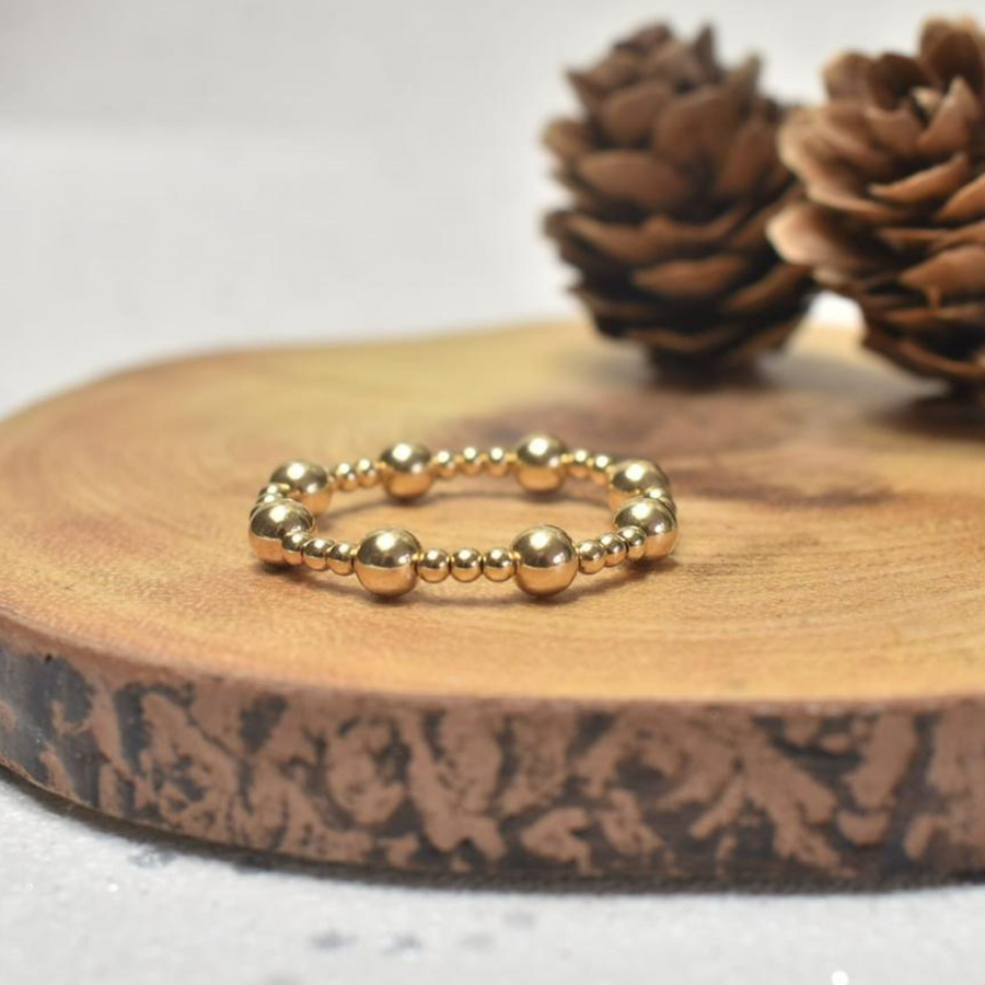 Gold Filled Stretch Stacking Ring - Nova Keepsakes 