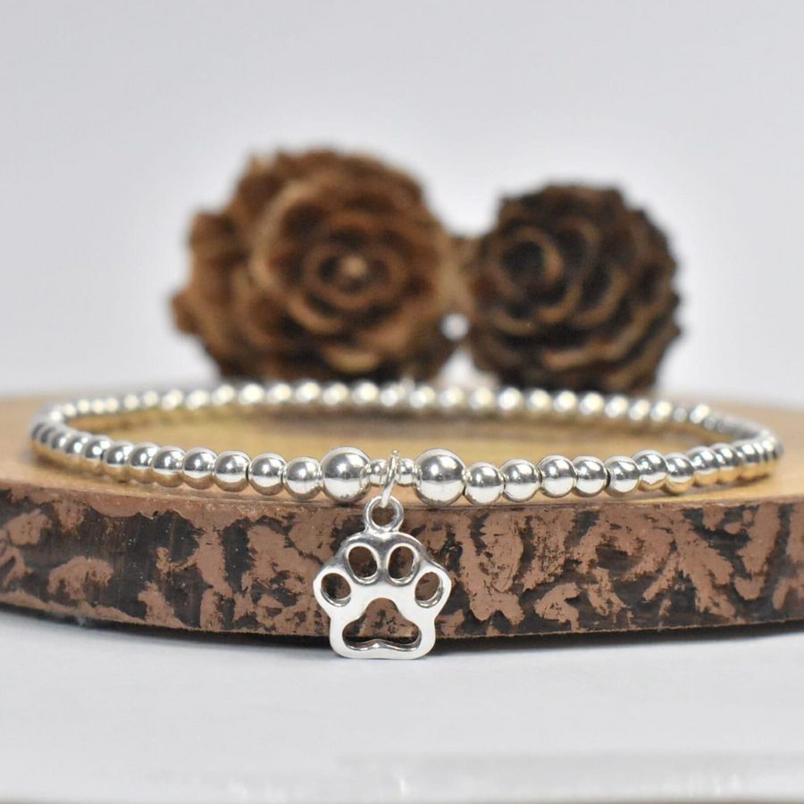Paw Print Charm Bracelet - Nova Keepsakes 