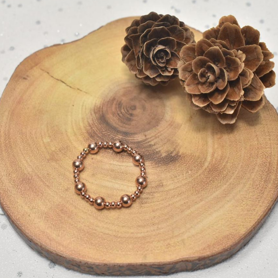 Rose Gold Aerial View Ring - Nova Keepsakes 