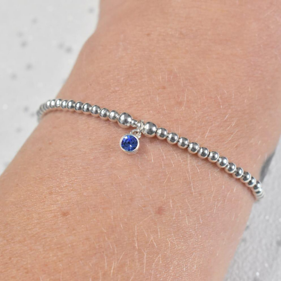 Sapphire Birthstone Bracelet - Nova Keepsakes 