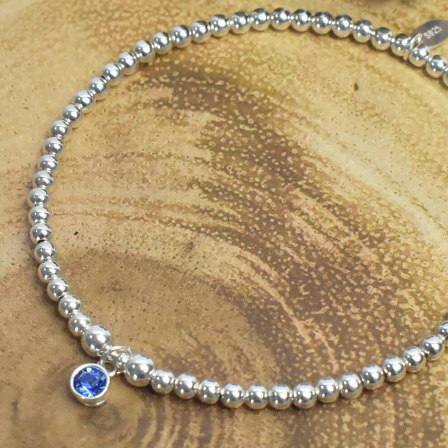 Sapphire Stacking Bracelet - Nova Keepsakes 