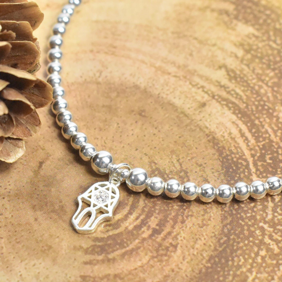 Stacking Bracelet Charm Hamsa - Nova Keepsakes 