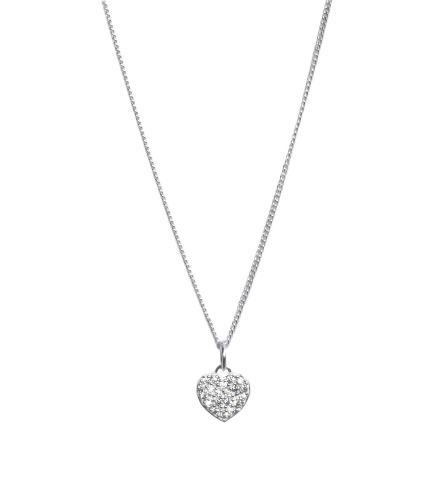 Crystal heart necklace at Perfect Nova.