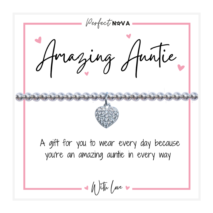 Amazing Auntie Bracelet Gift - Perfect Nova